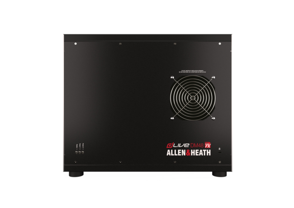 48 MIC LINE/ 24 LINEOUT, 16 FX ENGINES, 128 X 64 CORE @ 96KHZ, VARIABLE BIT DEPTH, 24 DCA'S,